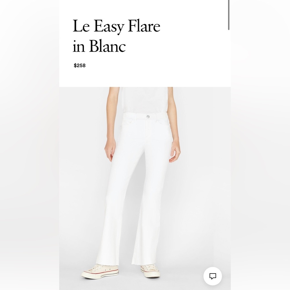 Le Easy Flare jeans in Blanc